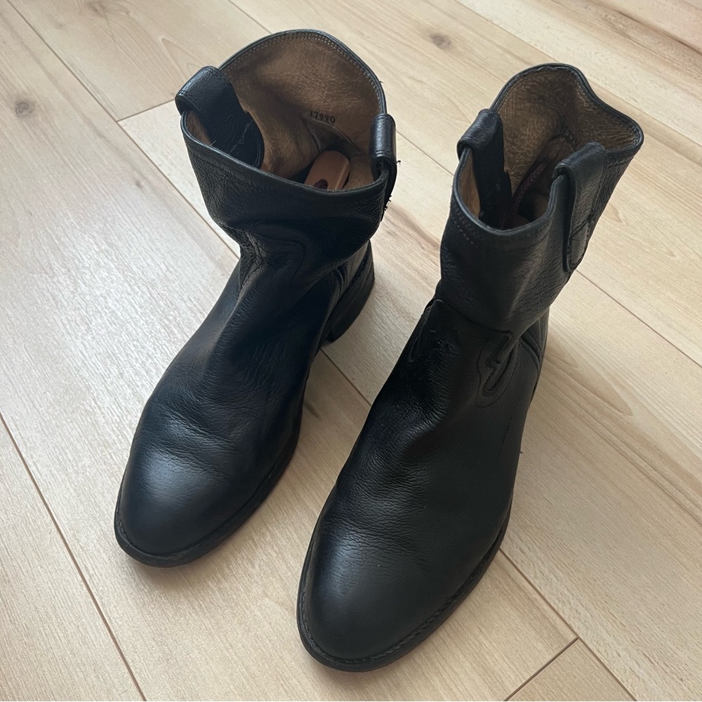 Frye Black Leather Boots